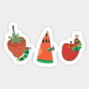 The very hungry caterpillar - Fruit Ensemble Sticker